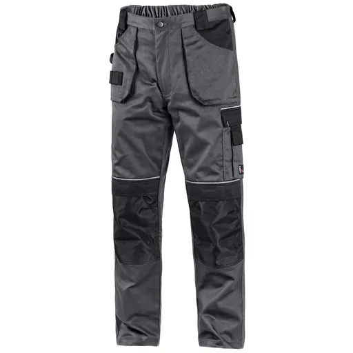 Canis (CXS) Montérkové kalhoty ORION TEODOR zkrácené - Šedá / černá | 52
