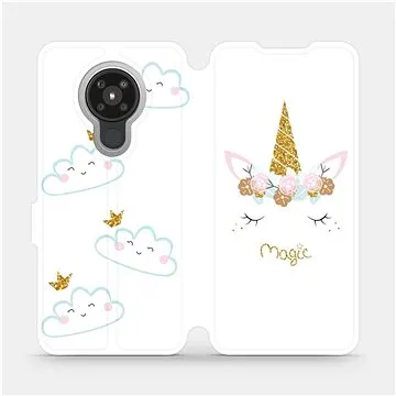 Flipové pouzdro na mobil Nokia 5.3 - MH01P Jednorožec magic (5903516260218)