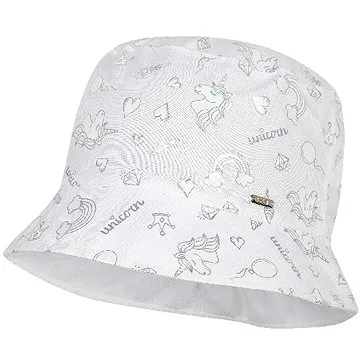 Broel dívčí klobouček Jacinta bílá - 51 cm (0236992)