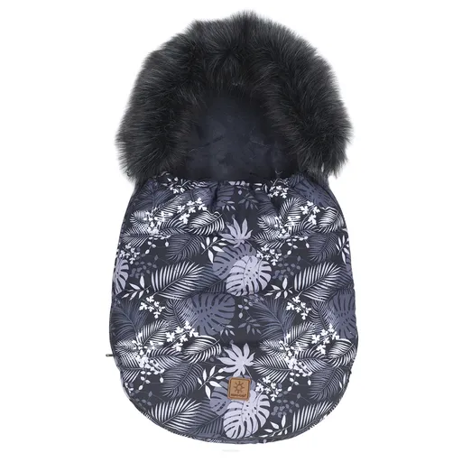 Mamo Tato Zimní fusak COMBO 3v1 s kožešinkou, Palmy, 114 x 52 cm