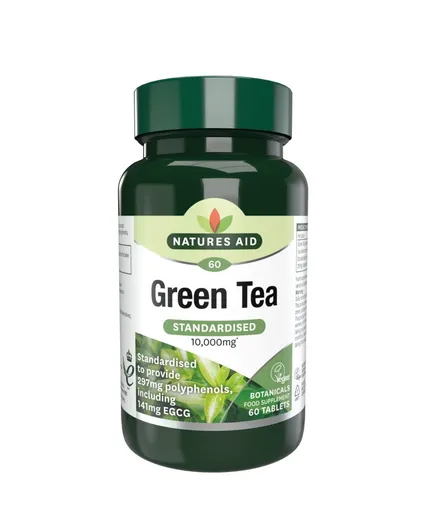 Natures Aid Zelený čaj 10 000 mg 60 tablet