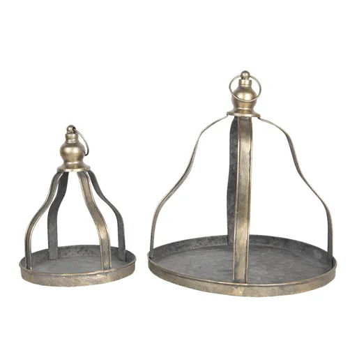 Závěsné dekorativní misky ve stylu vážících misek (2 ks) - Ø 29*31 / Ø 18*24 cm Clayre & Eef