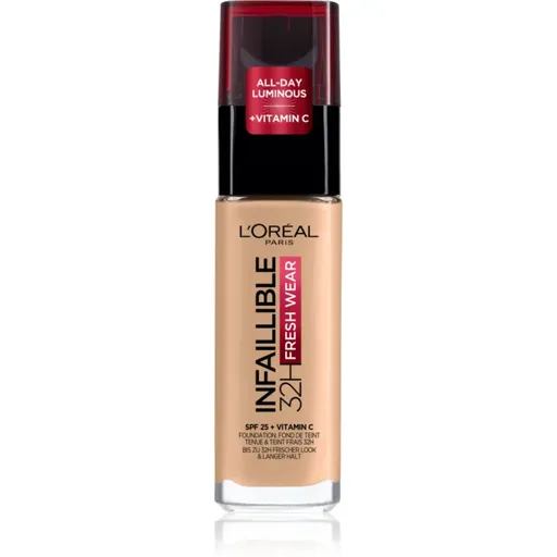 L’Oréal Paris Infaillible 32H Fresh Wear dlouhotrvající tekutý make-up odstín 120 WARM DORE 30 ml