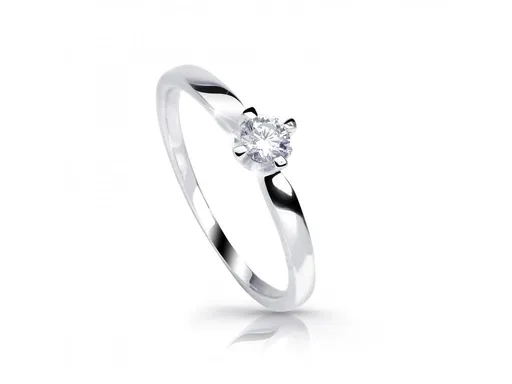 Cutie Jewellery Nádherný prsten z bílého zlata se zirkonem Z6898-4041-10-X-2 54 mm