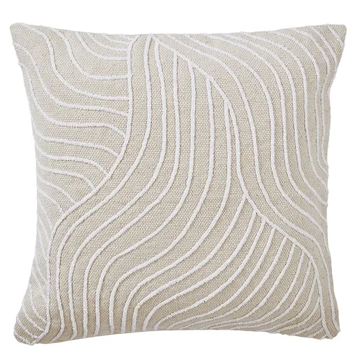 FREYA Polštář 50 x 50 cm - béžová