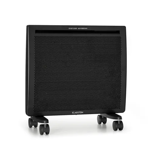 Klarstein Hot Spot Slimcurve Double Wave, konvektor, 2 v 1 ohřívač, 1000 W, týdenní časovač, černý