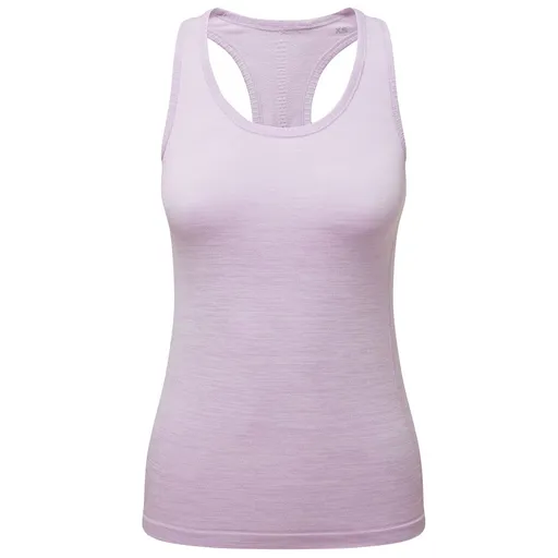 TriDri® Dámské bezešvé sportovní tílko 3D fit - Fialový melír | XL