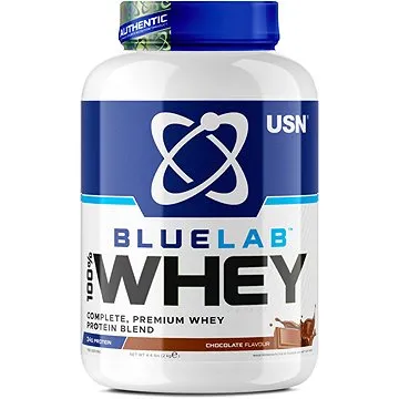 USN BlueLab 100% Whey Premium Protein, 2000g, čokoláda (6009544910695)