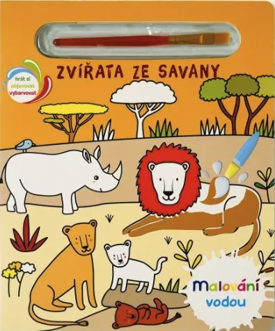 Malování vodou - Zvířata ze savany