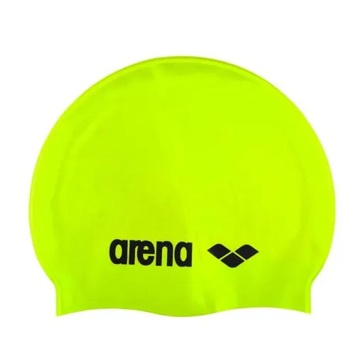 Plavecká čepice Arena Classic Silicone fluo zelená