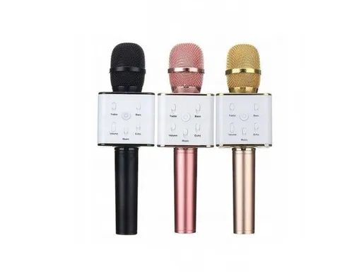 Karaoke bluetooth mikrofon s reproduktorem, Černá