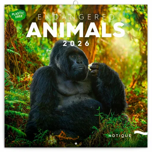 Poznámkový kalendář Ohrožené druhy 2026