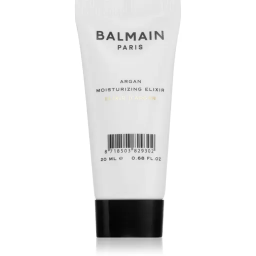 Balmain Hair Couture Argan olejový elixír pro lesklé a uhlazené vlasy cestovní balení 20 ml