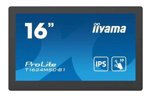 16" iiyama T1624MSC-B1: FHD,HDMI,Media Player
