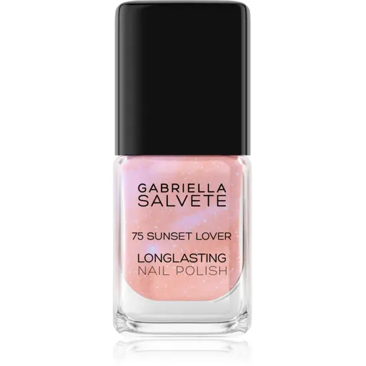 Gabriella Salvete Longlasting Enamel dlouhotrvající lak na nehty se třpytkami odstín 75 Sunset Lover 11 ml