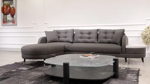 Rohová rozkládací pohovka Milano Corner - Anthracite