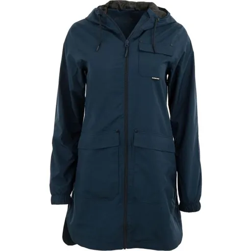 ALPINE PRO UJEWA Dámský kabát, tmavě modrá, velikost
