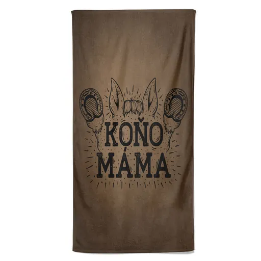 Osuška Koňo – máma (Velikost osušky: 70x140cm)