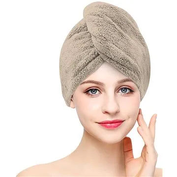 Chanar Rychleschnoucí froté turban na vlasy, béžový (10-13-0130-04-30-015)