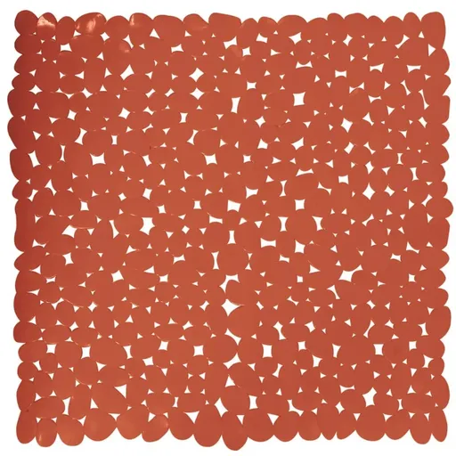 Spirella Protiskluzová podložka do sprchy GALETS, terakota, 53 x 53 cm