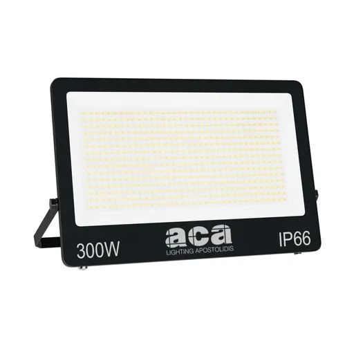 ACA Lighting LED SMD černý reflektor 300W 3CCT 30000lm 185-265V Ra80 IP66 N300CCT