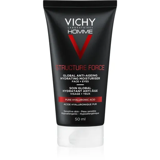 Vichy Homme Structure Force zpevňující protivráskový krém s kyselinou hyaluronovou 50 ml