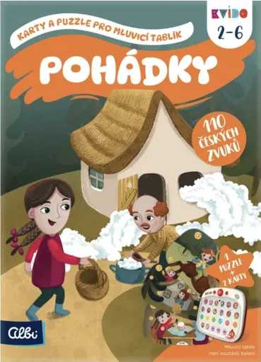 Kvído - Karty a puzzle pro mluvicí tablík: Pohádky