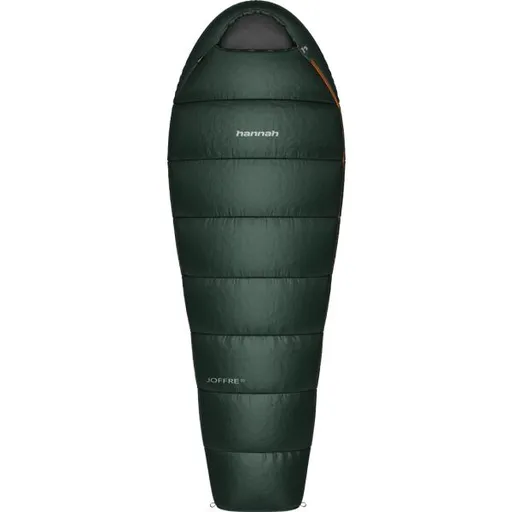 Hannah JOFFRE 80 190L Mumiový spací pytel, tmavě zelená, velikost 210 cm - levý zip