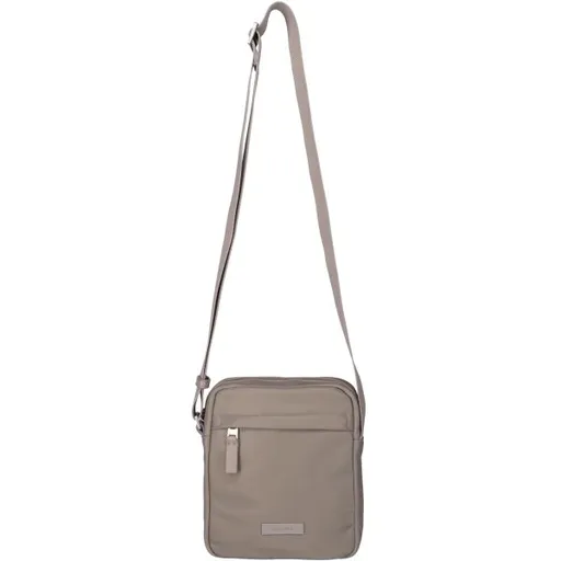 Calvin Klein SLEEK REPORTER Taška přes rameno, béžová, velikost