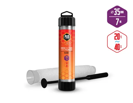 Delphin Punčocha PVA n ́tastic Tuba+Plnič 35mm 7m,Delphin Punčocha PVA n ́tastic Tuba+Plnič 35mm 7m