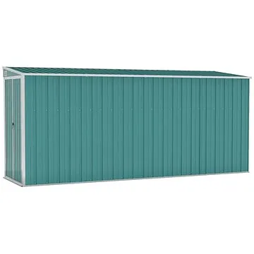 SHUMEE Domek zahradní, zelený 118 × 382 × 178 cm (316229)