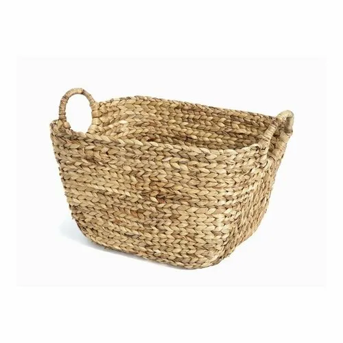 Compactor Ručně pletený úložný košík z vodního hyacintu Compactor Caracas XXL, 52 x 37 x 37 cm, XXL