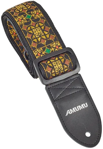 Amumu Shiny Gold Thread Embroidery Strap