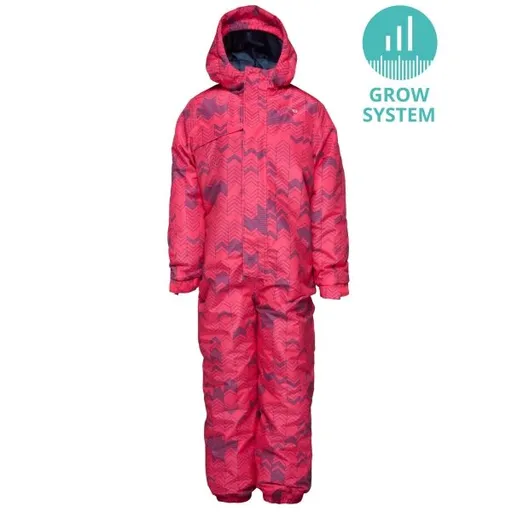 LOAP CUVEN Dětská lyžařská kombinéza, růžová, velikost