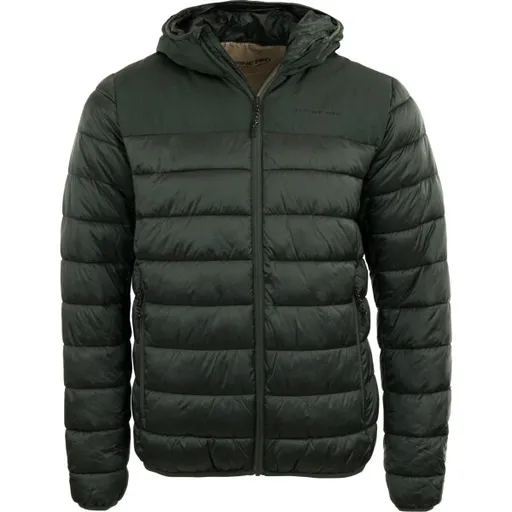 ALPINE PRO GRAL Pánská zateplená bunda, tmavě zelená, velikost