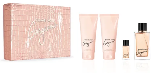 Michael Kors Gorgeous - EDP 100 ml + tělové mléko 100 ml + sprchový gel 100 ml + EDP 5 ml