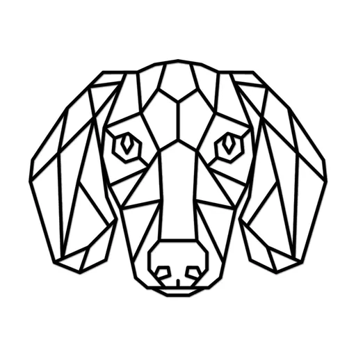 Vsepropejska Jezevčík dřevěná dekorace na zeď Rozměr (cm): 17 x 13,5, Typ: Jezevčík 2