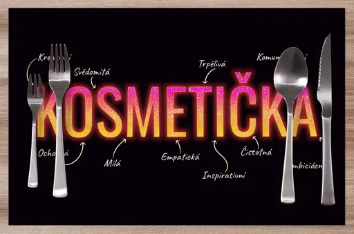 Prostírání Kosmetička - vlastnosti