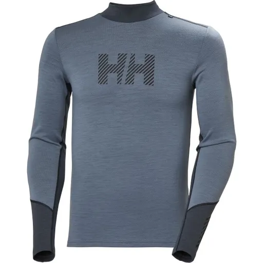 Helly Hansen LIFA MERINO MIDW LOG Pánská střední vrstva, tmavě modrá, velikost