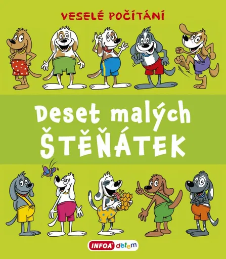 Deset malých štěňátek