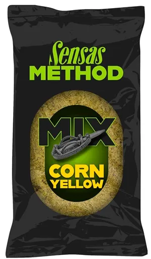 Sensas Method Mix 1kg - Yellow Corn,Sensas Method Mix 1kg - Yellow Corn