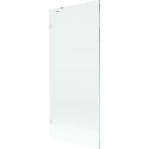 MEXEN/S Lunar vanová zástěna FIX 80 x 150, transparent, bílá 897-080-000-20-00