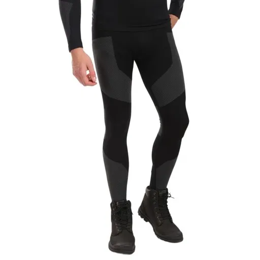 KILPI NIEL Pánské bezešvé termoprádlo, černá, velikost