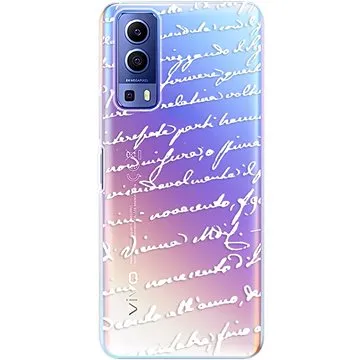 iSaprio Handwriting 01 - white pro Vivo Y72 5G (hawri01w-TPU3-vY72-5G)