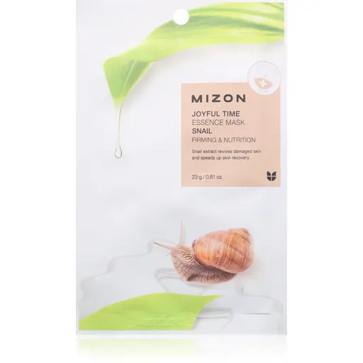 Mizon Joyful Time Snail vyživující plátýnková maska se zpevňujícím účinkem 23 g
