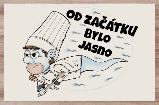 Prostírání Kuchařská spermie