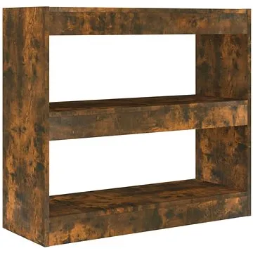 Shumee dělící stěna kouřový dub 80×30×72 cm, 813614 (813614)