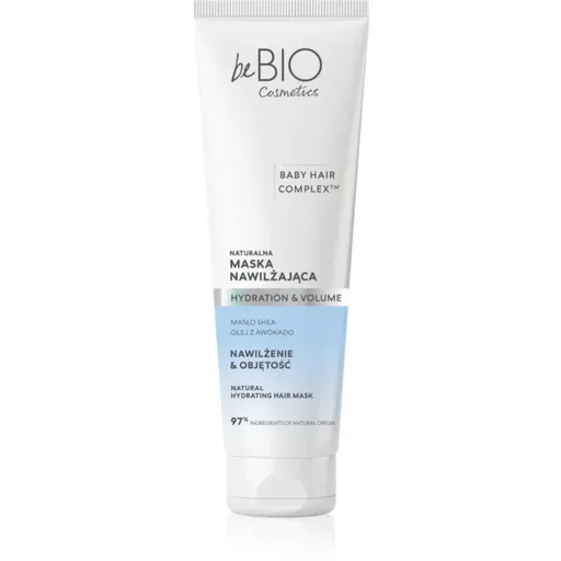 beBIO Baby Hair Complex Hydration & Volume hydratační maska na vlasy pro bohatý objem 150 ml