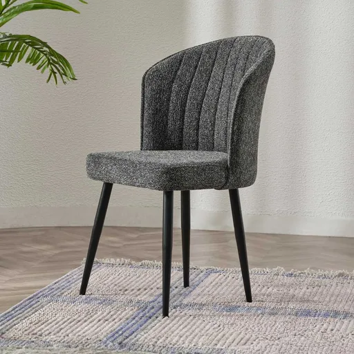 Sada židlí (2 kusy) Rubi - Anthracite, Black