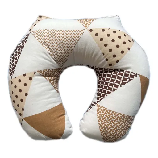 Polášek Cestovní polštářek - Bílá / hnědá